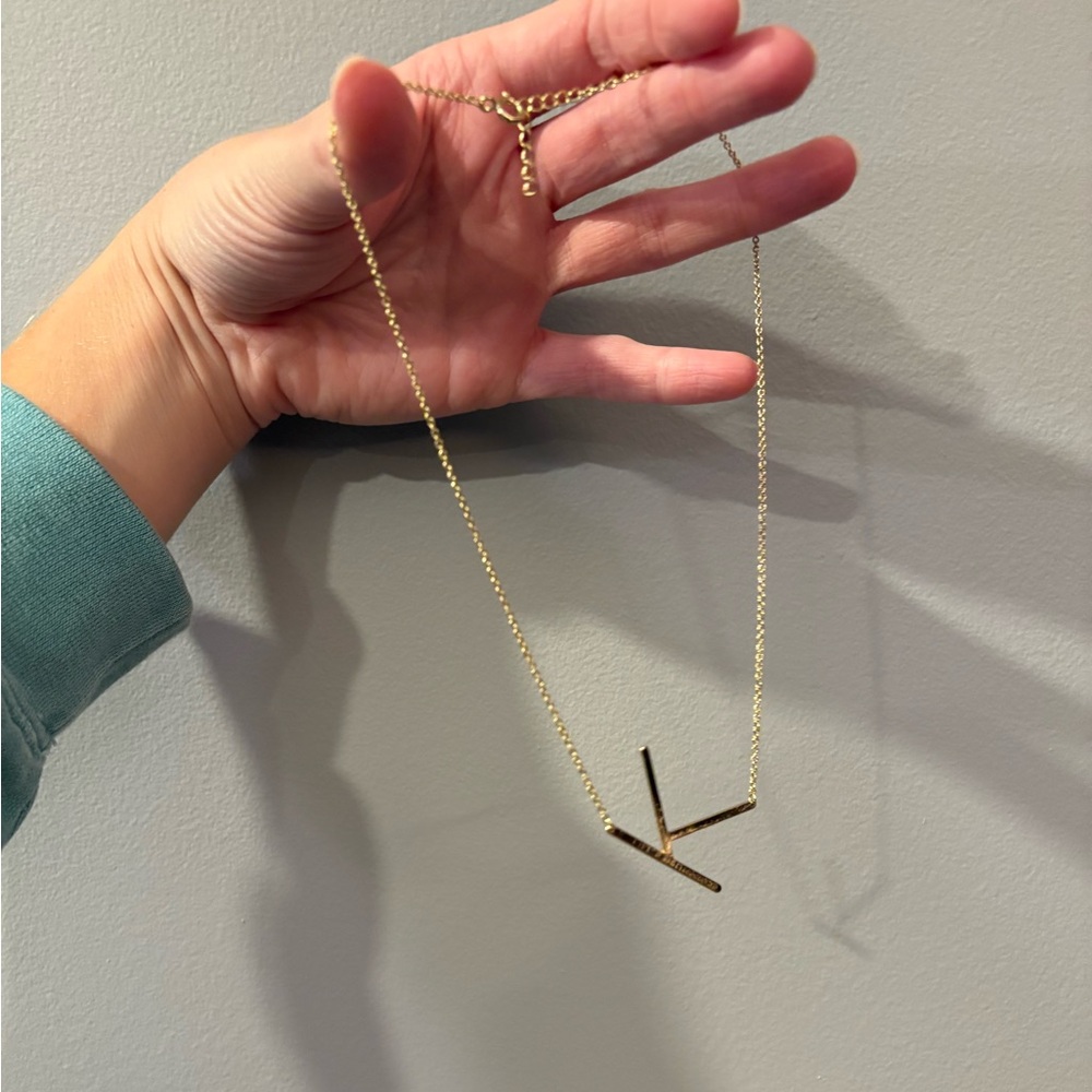 Initial Gold Necklace